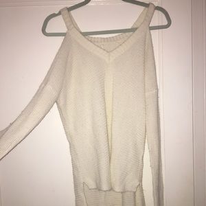off the shoulder sweater